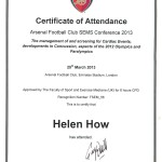 Arsenal SEMS Certificates Conferences2013